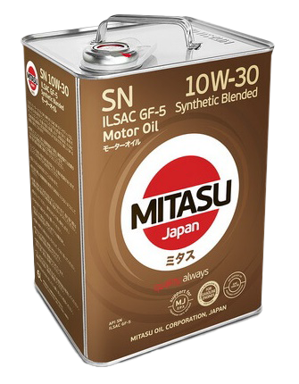 Моторное масло MITASU MOTOR OIL SN 10W-30, 6л
