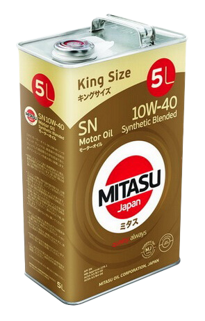 Моторное масло MITASU MOTOR OIL LL SN 10W-40, 5л