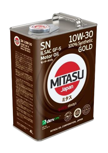 Моторное масло MITASU GOLD SN 10W-30, 4л