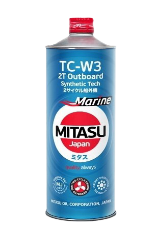 Моторное масло MITASU MARINE 2T Outboard Synthetic TC-W3, 1л
