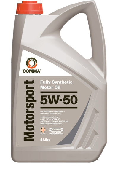 Моторное масло Comma Motorsport 5W-50, 5л