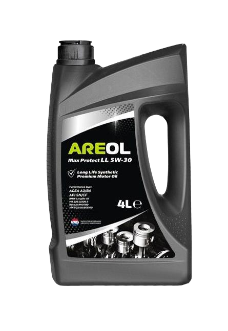 Моторное масло Areol Max Protect LL 5W30, 4л