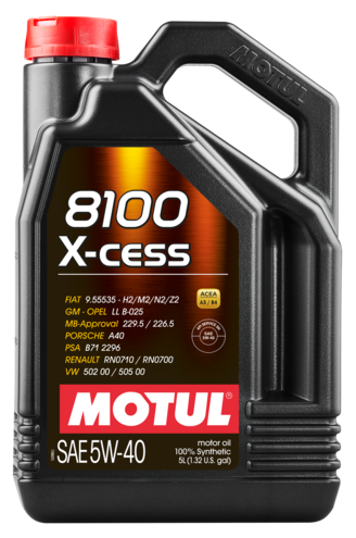 Моторное масло Motul 8100 X-CESS 5W-40, 5л