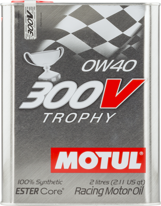 Моторное масло Motul 300V TROPHY 0W40, 2л