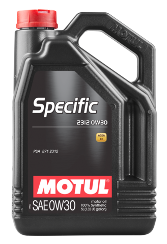 Моторное масло Motul SPECIFIC 2312 0W-30, 5л