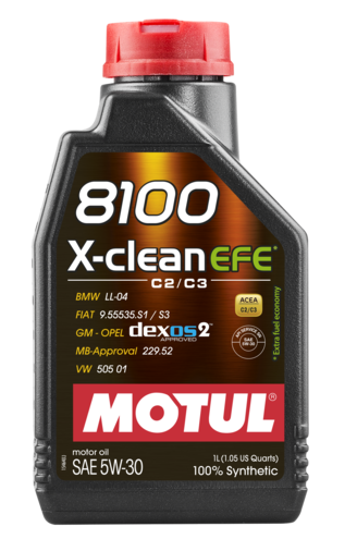 Моторное масло Motul 8100 X-CLEAN EFE 5W-30, 1л