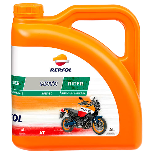 Моторное масло Repsol Moto Rider 4T 20W50, 4л