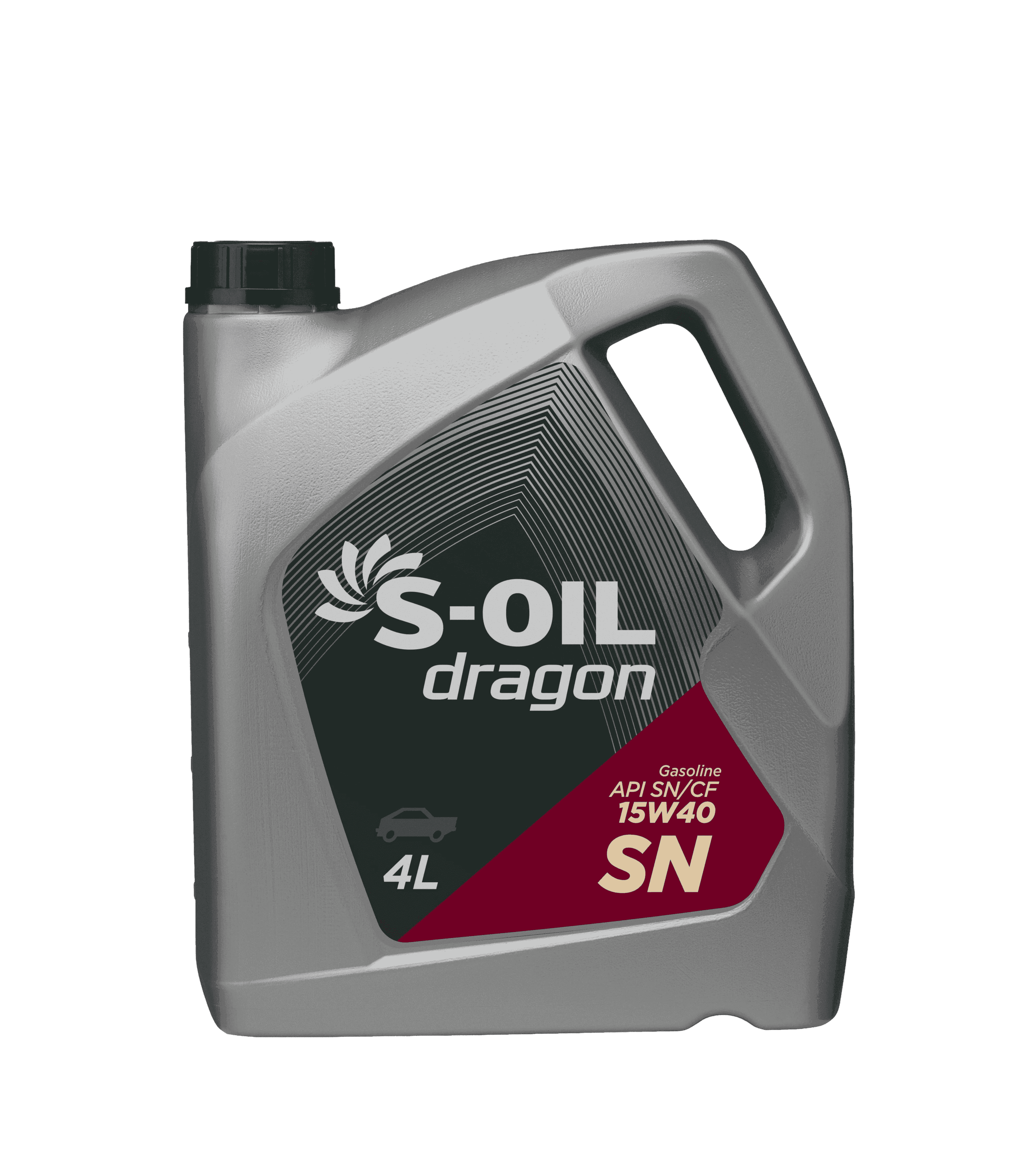Моторное масло S-OIL Dragon SN 15W-40, 4л