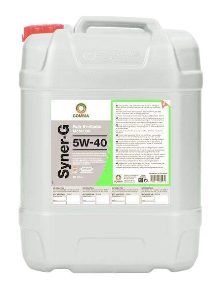 Моторное масло Comma Syner-G 5W-40, 20л