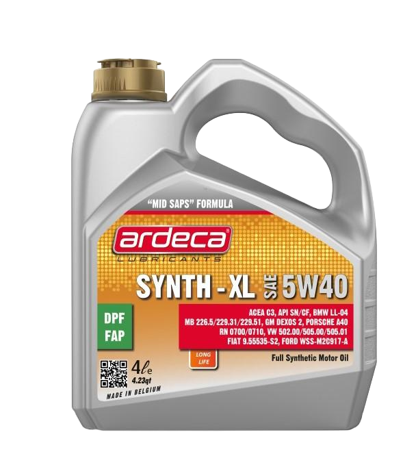 Моторное масло Ardeca SYNTH-XL 5W40, 4л
