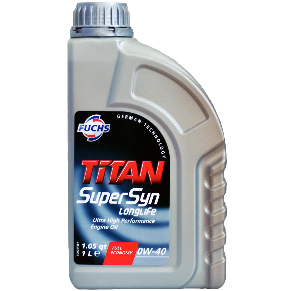 Моторное масло Fuchs TITAN Supersyn LONGLIFE 0W-40, 1л