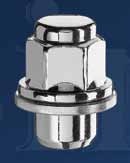 Гайка колесная, с плоским посадочным местом