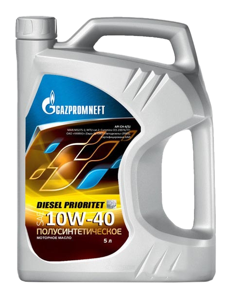 Моторное масло Gazpromneft Diesel Prioritet 10W40, 5л