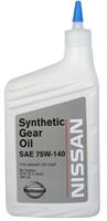 Масло трансмиссионное синтетическое Gear Oil 75W-140, 0.946л