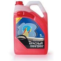 Жидкость зимняя, готовая к применению -22°c Красный пингвин, 5л