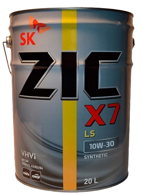 Моторное масло ZIC X7 LS 10W-30, 20л